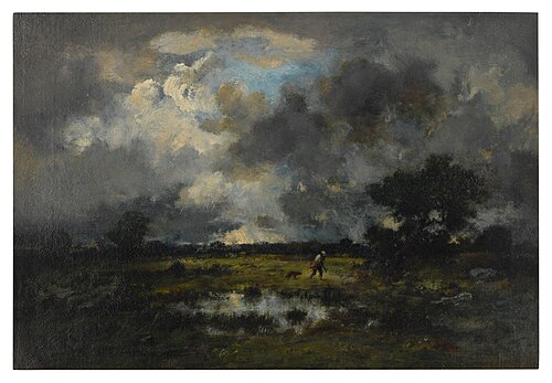 The storm, , Narcisse Díaz de la Peña