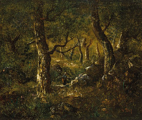 Forest interior, , Narcisse Díaz de la Peña