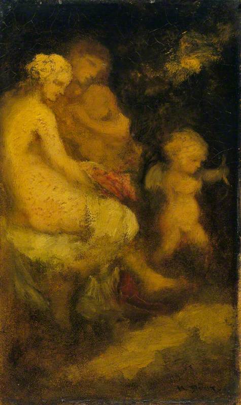 The Education of Cupid, 1855, Narcisse Díaz de la Peña