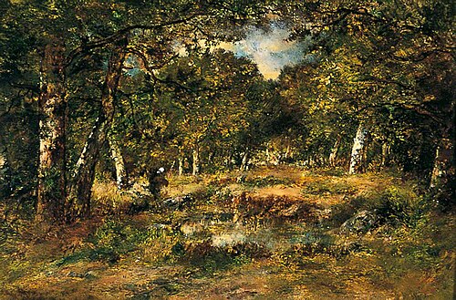 The Feast of Fontainebleau, 1870, Narcisse Díaz de la Peña