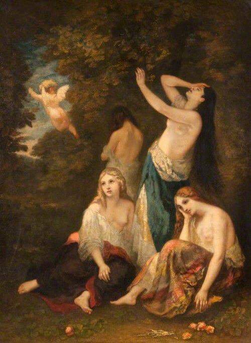 Les grandes délaissées, , Narcisse Díaz de la Peña