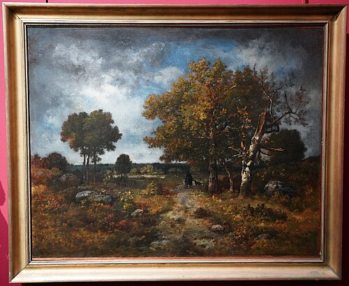 Paysage avec arbres, 1871, Narcisse Díaz de la Peña