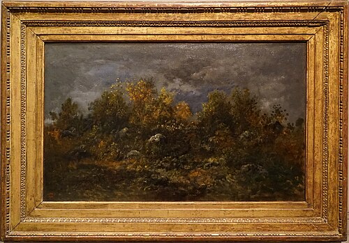 Paysage boisé, 1850, Narcisse Díaz de la Peña