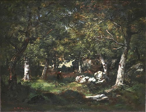 La forêt, 1854, Narcisse Díaz de la Peña