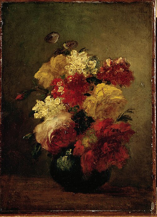 Bouquet de fleurs, , Narcisse Díaz de la Peña