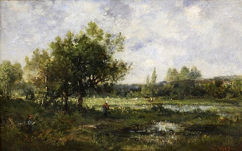 Paysage, , Narcisse Virgilio Díaz