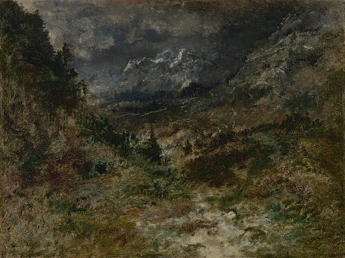 View of the Pyrenees, 1872, Narcisse Díaz de la Peña