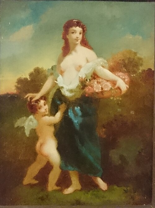 Nymph and Cupid, 1876, Narcisse Díaz de la Peña