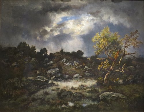 Approche de l'orage, Apremont, 1870, Narcisse Díaz de la Peña