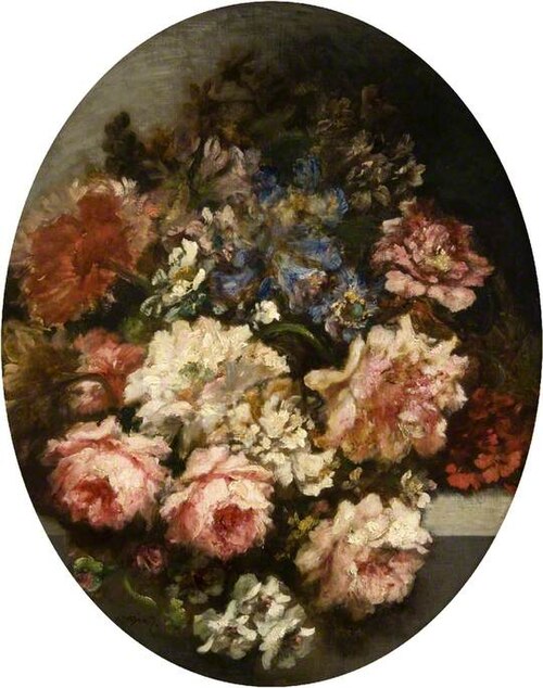 Roses and Other Flowers, 1847, Narcisse Virgilio Díaz