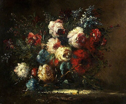 Flower Piece, , Narcisse Virgilio Díaz