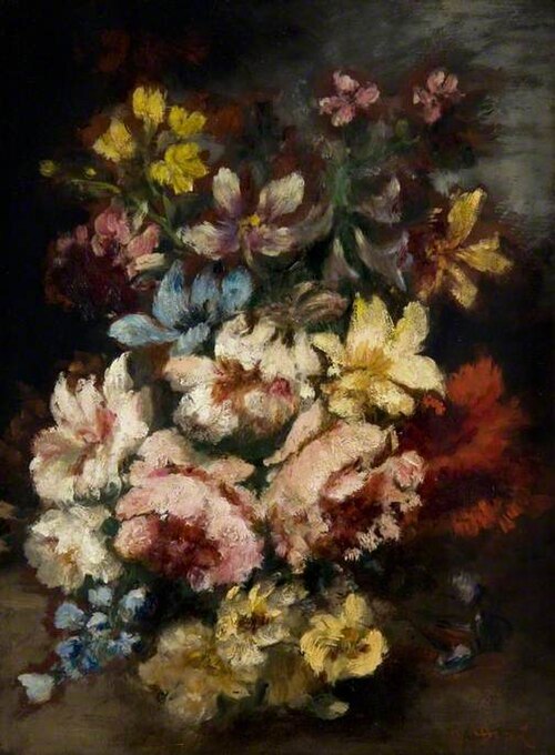 Flower Piece, , Narcisse Virgilio Díaz