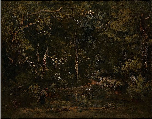 Forest View in Fontainebleau, 1854, Narcisse Virgilio Díaz
