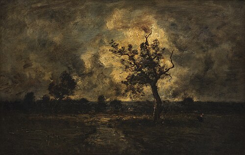 Uvejrsstemning, 1849, Narcisse Virgilio Díaz