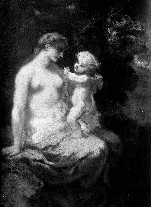 Venus and Cupid (II), 1847, Narcisse Virgilio Díaz
