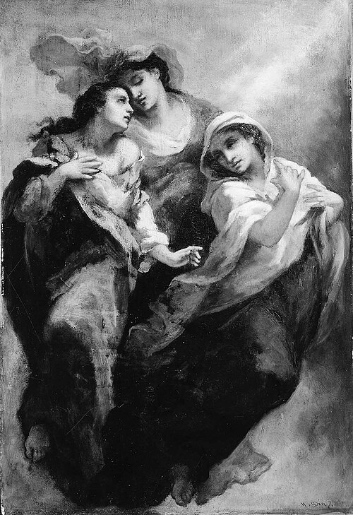 Three Women, , Narcisse Virgilio Díaz