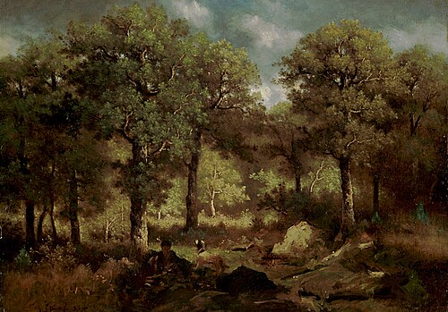 Forest Interior at Fontainebleau ; Inside the Forest from Fontainebleau, , Narcisse Virgilio Díaz