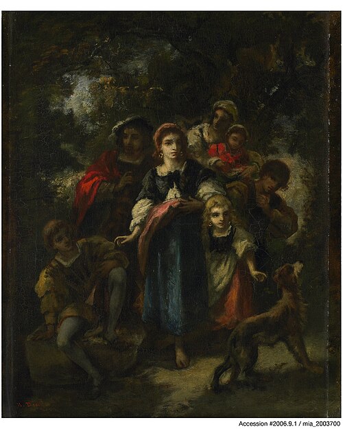 Descent of the Bohemians, 1860, Narcisse Virgilio Díaz