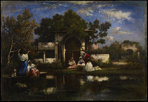 Seraglio, Constantinople, 1870, Narcisse Virgilio Díaz