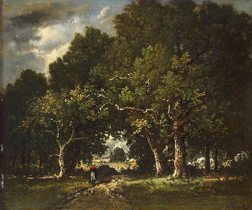 Road in the Wood, 1850, Narcisse Virgilio Díaz