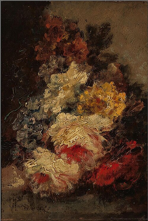 Still Life with Roses, 1850, Narcisse Virgilio Díaz