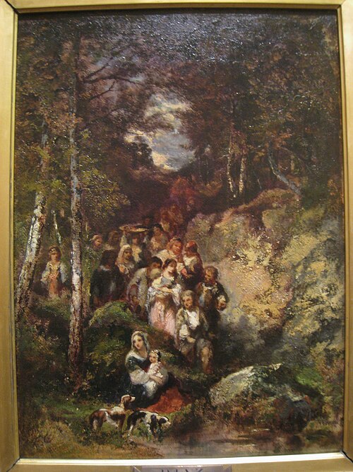 The Descent of the Bohemians, 1844, Narcisse Díaz de la Peña