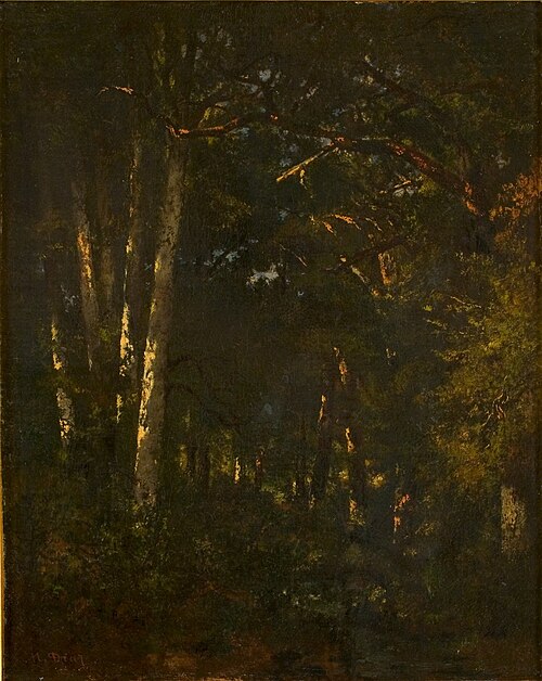 In het bos van Fontainebleau (Forêt de Fontainebleau), 1849, Narcisse Virgilio Díaz