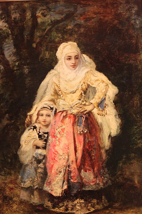 Oriental Mother and Daughter, 1865, Narcisse Virgilio Díaz