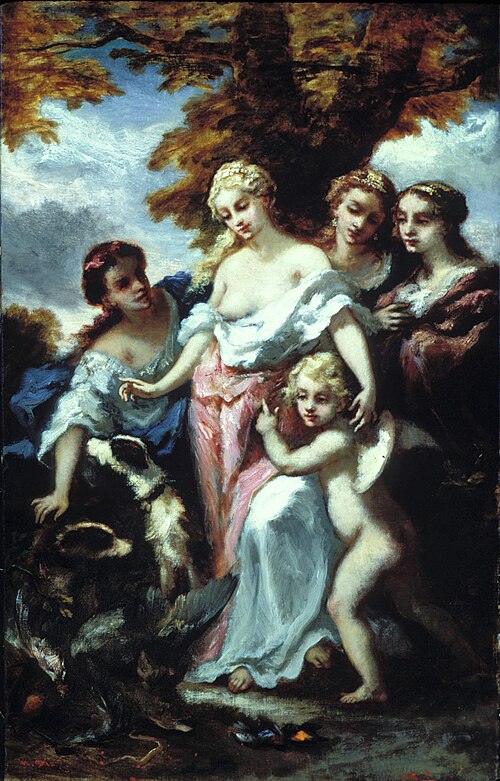 Diana After the Hunt, 1848, Narcisse Virgilio Díaz