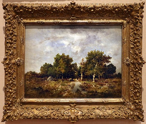 La forêt de Fontainebleau en Automne, 1872, Narcisse Díaz de la Peña