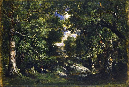 Forest of Fontainebleau, 1858, Narcisse Virgilio Díaz