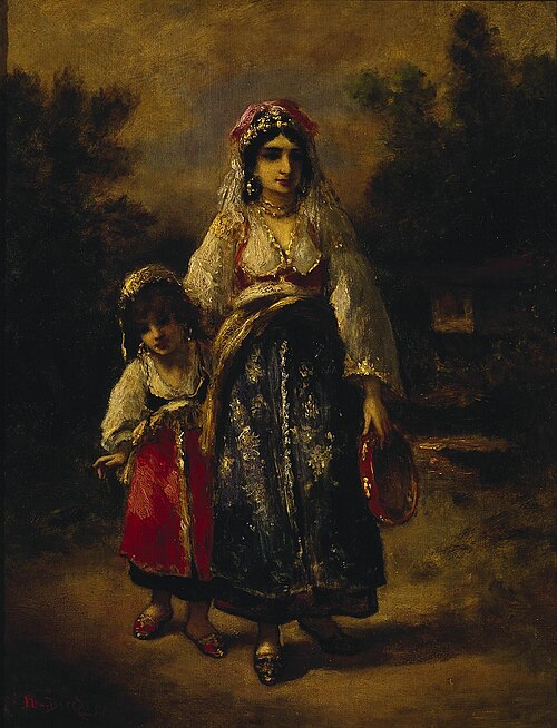Woman and Girl, 1861, Narcisse Virgilio Díaz