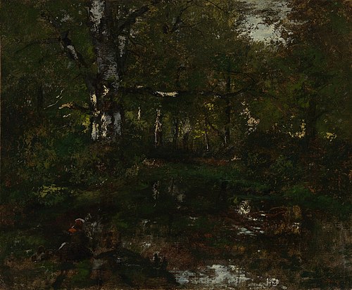 The pool, 1870, Narcisse Virgilio Díaz