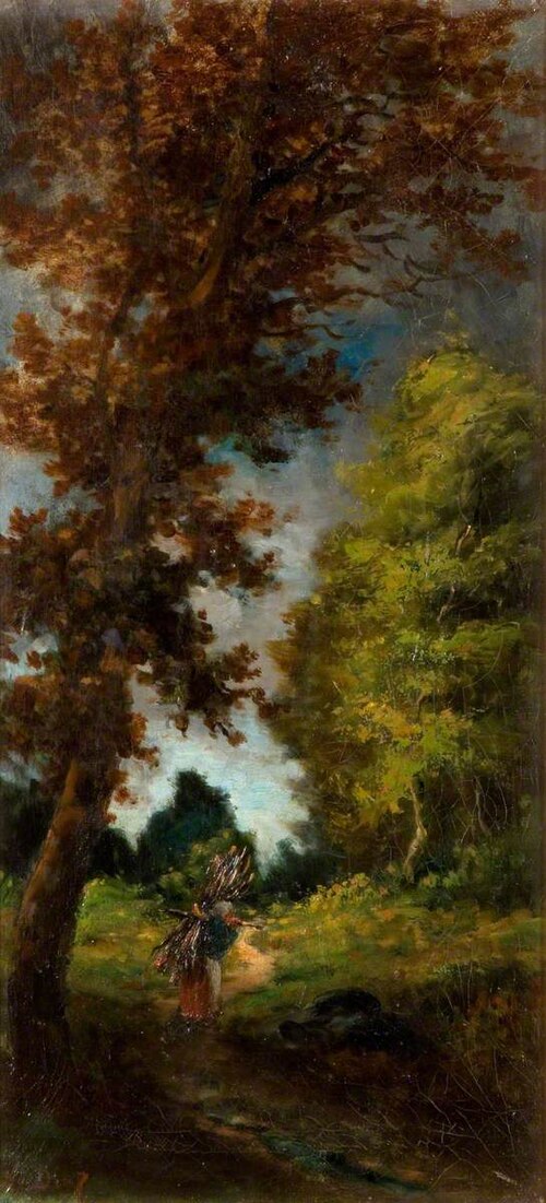 The Wood Gatherer, , Narcisse Díaz de la Peña