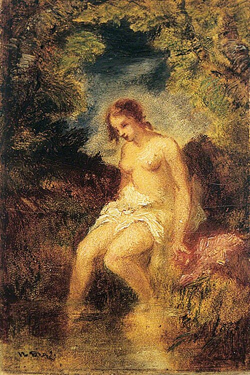 Nymph Bathing, , Narcisse Virgilio Díaz