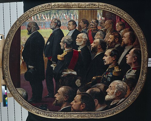 La distribution des drapeaux, le 14 juillet 1880, 1880, Édouard Detaille