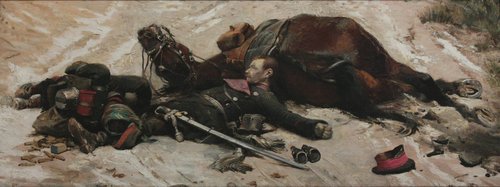 Un mobile tué, 1882, Édouard Detaille