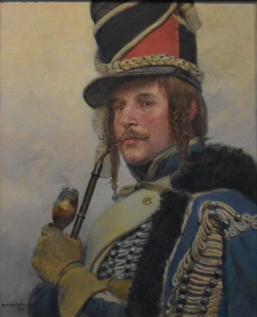 Hussard fumant la pipe, 1910, Édouard Detaille