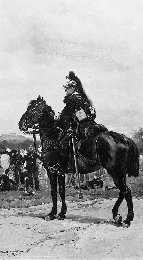 A Dragoon on Horseback, 1876, Édouard Detaille