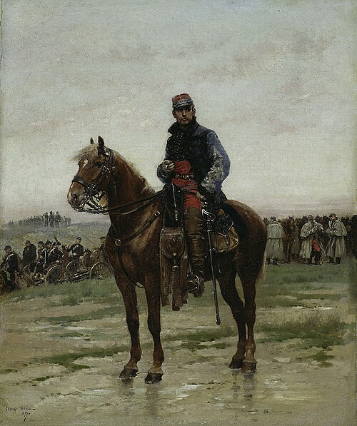 A Mounted Officer, 1877, Édouard Detaille