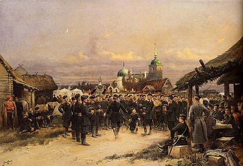 Singer of the 4th Rifle Battalion at Tsarskoe Selo, 1889, Édouard Detaille