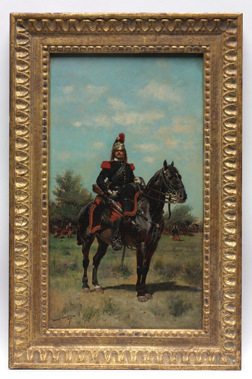 Mounted Dragoon Officer, 1876, Édouard Detaille