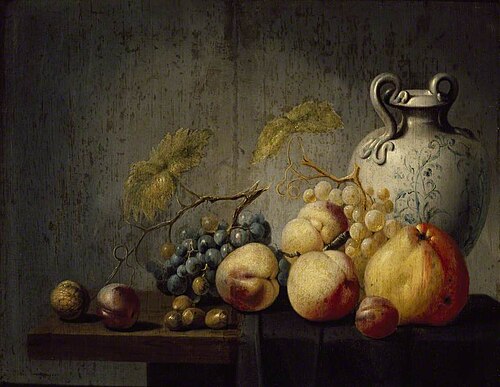 Still Life with Fruit, 1648, Harmen Steenwijck