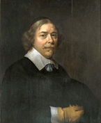 A man with a yellow glove (self portrait)., 1640, David Bailly