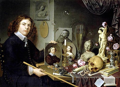 Vanité au portrait, 1651, David Bailly