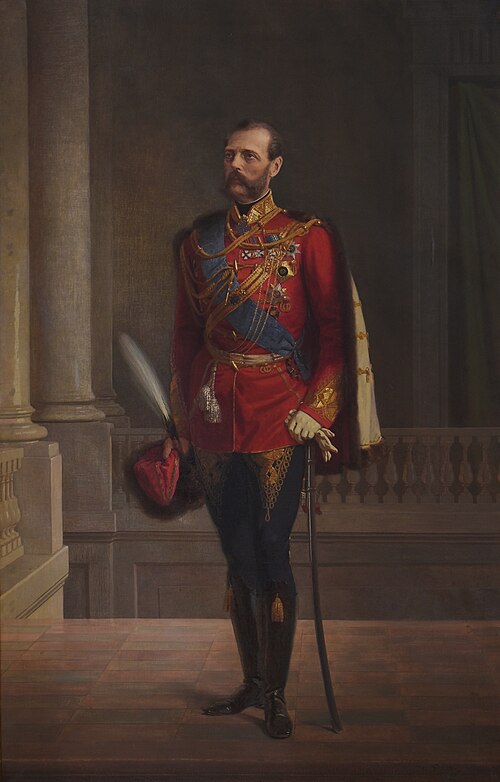 Portrait of Alexander II, 1881, Johann Köler