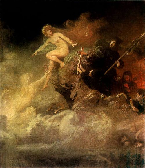 Lorelei Cursed by Monks, 1887, Johann Köler