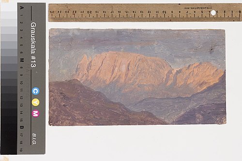 Mägimaastik, 1897, Johann Köler
