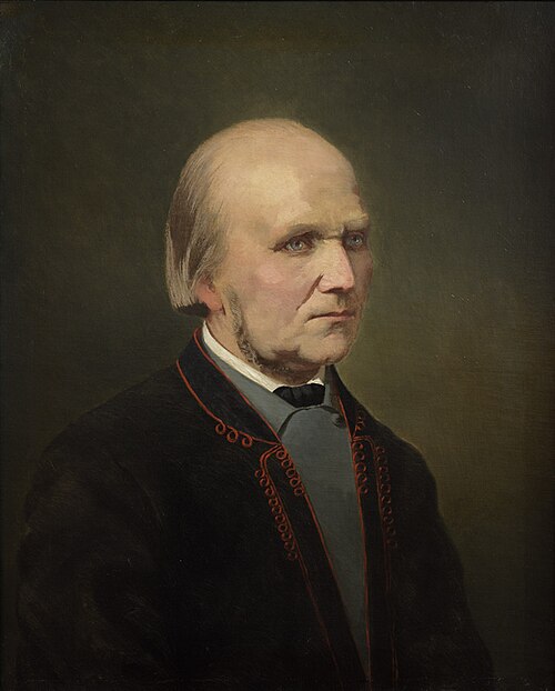 Portrait of (Jaan) Adamsoni, 1881, Johann Köler