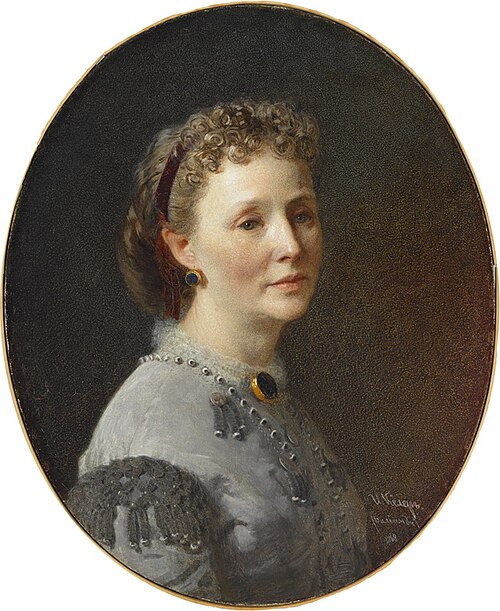 Daami portree, 1868, Johann Köler